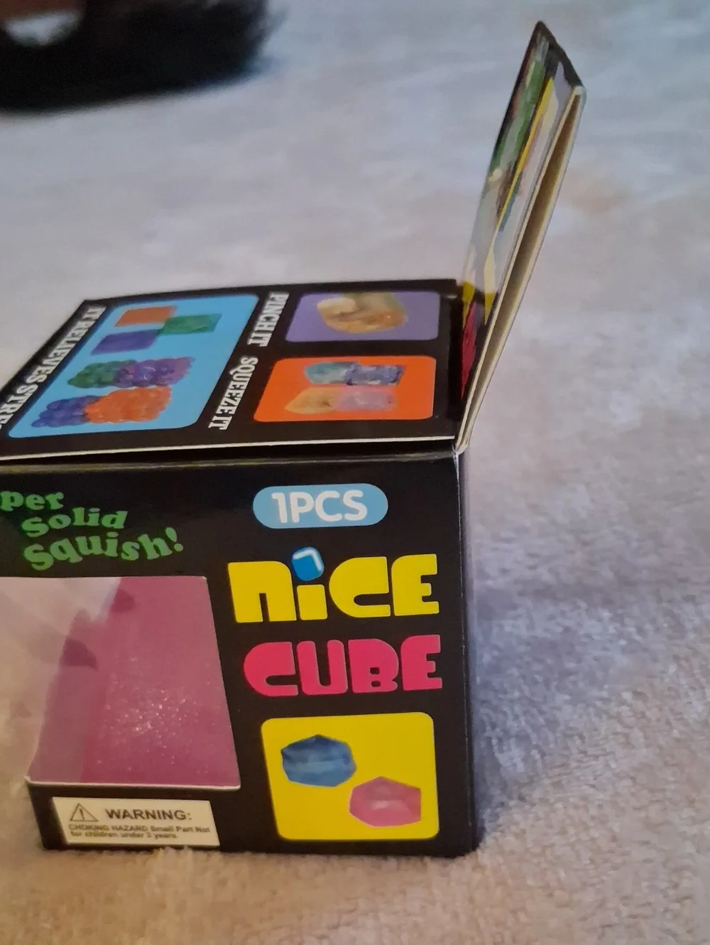 Kids Learning Toy - Pink Super Solid Squish